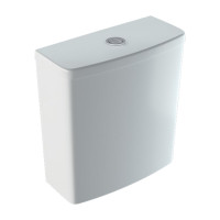 SELNOVA Square бачок смывной внешнего монтажа, двойной смыв, подвод воды снизу