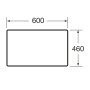 VICTORIA BASIC MODULAR столешница 59см, цвет дуб