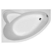 SUPERO ванна 150*100 см, ассиметричная, левая, с ножками SN14