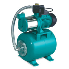 Насосная станция 0.6кВт Hmax 35м Qmax 80л/мин (многоступ. насос) 24л LEO (776411)