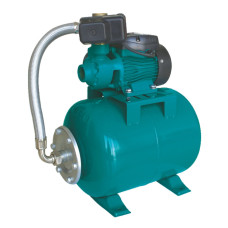 Насосная станция водоснабжения 0.75кВт Hmax 75м Qmax 50л/мин (вихревой насос) 24л Leo Aquatica (775134/24)