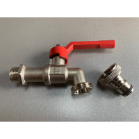 Кран SELBA кульовий для поливу  1/2