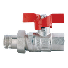 Кран кульовий з американкою SELBA 1