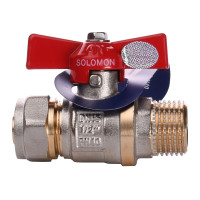 Кран кульовий SOLOMON 16х1/2