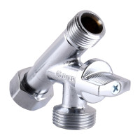 Кран кульовий з притискною гайкою ARCO CONECTA 1/2