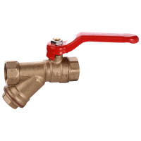 Кран кульовий із фільтром для водоміра SOLOMON 1/2