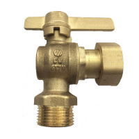 Кран кульовий кутовий з накидною гайкой ARCO 3/4