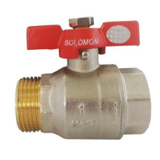 Кран кульовий прямий SOLOMON   3/4