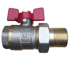 Кран шаровый прямой с американкой PROFESSIONAL 1