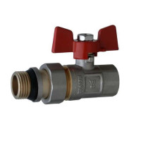 Кран кульовий прямий з американкою WATERVALVE Q003 3/4