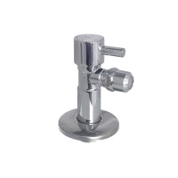 Кран напівобертовий кутовий з цангою SOLOMON 1/2