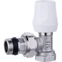 Кран радіаторний кутовий ECO Technology ECO5005 1/2