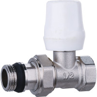 Кран радіаторний прямий ECO Technology ECO5006 1/2