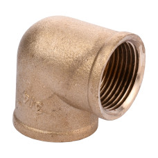 Кутник латунь  1 Внутрішня-Внутрішня  А0128А