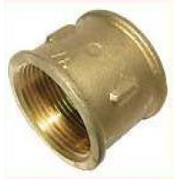 Муфта латунь    1/2 Внутренняя-Внутренняя короткая А0305А