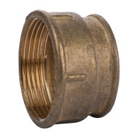 Муфта латунь 11/2  х 11/4  Внутрішня-Внутрішня  307-1Б
