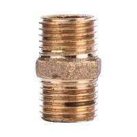 Ніпель латунь     1/4 Зовнішня-Зовнішня 542Б