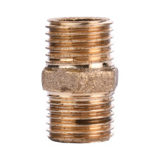 Ніпель латунь     1/4 Зовнішня-Зовнішня 542Б