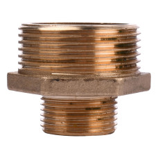 Ніпель латунь 1  1/4 х  3/4 Зовнішня-Зовнішня А0593А