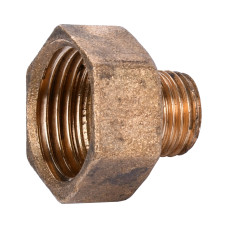 Перехідник латунь   1/2 Внутрішня х 1/4 Зовнішня 639Б