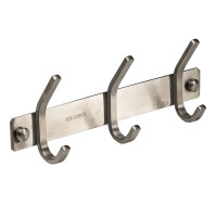 Планка SQ9435-3 - Квадро 3-а з гачками подвійними НЕРЖ-SUS304-(Globus Lux)