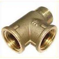 Трійник латунь  1/2 Внутрішня х 1/2 Внутрішня х 1/2 Зовнішня А0213А