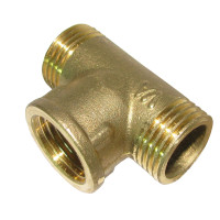 Трійник латунь  1/2 Зовнішня х 1/2 Внутрішня х 1/2 Зовнішня А0215А