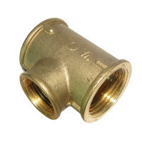 Тройник латунь 3/4 Внутренняя-Внутренняя-Внутренняя А0219А