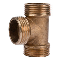 Трійник латунь 1 Зовнішня-Зовнішня-Зовнішня 217-1Б