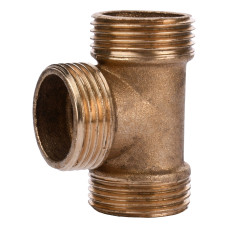 Трійник латунь 1 Зовнішня-Зовнішня-Зовнішня 217-1Б