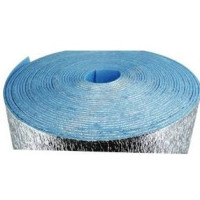 Полотно ламинированное 5,0 мм EXTRA повышенной плотности синее  одност. Теплоизол  шир.-100см,