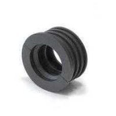 Редукція гумова 110 (плюшка, чорна)