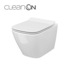 CET Cersanit В220 CITY SQUARE  CLEAN ON подвесной з сиденьем дюропласт лифт