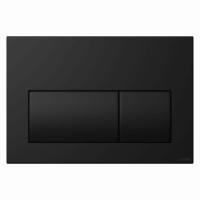 Кнопка слива Cersanit PRESTO матовый чорный