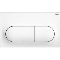 Панель смыва Prevista для бачков альп белый Viega 773762