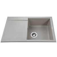Гранітна мийка Globus Lux KOMO піщаний 790х500