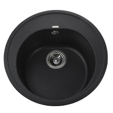 Гранитная мойка Globus Lux MARTIN черный металлик 510