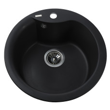Гранітна мийка Globus Lux ORTA чорний 485