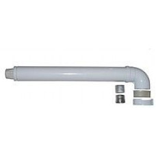 Димохід коаксіальний Ariston 750 мм, ø 60/100 з коліном д/конвекціонного котла, 3318001