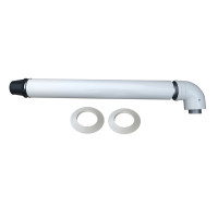 Димохід коаксіальний Ariston Coaxial Flue kit 60/100 750 мм, з коліном 71.MT7.00.02