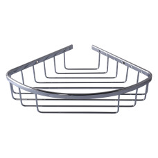 Поличка в душову TOPAZ 4114- кутова Одинарна латунь (124*124*55мм)