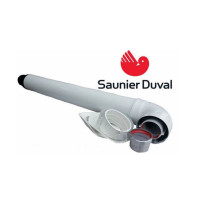 Комплект для горизонтального проходу крізь стіну 1000 мм з точкою відбору, 60/100 мм Saunier Duval