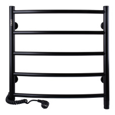 Рушникосушарка UNIO LD EL 500-500-5 BLK Лесенка Дуга электро