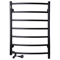 Рушникосушарка UNIO LD EL 700-500-7 BLK Драбинка Дуга електро