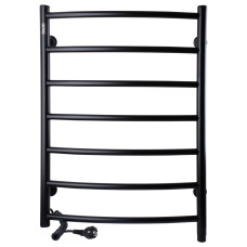 Рушникосушарка UNIO LD EL 700-500-7 BLK Лесенка Дуга электро