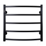 Полотенцесушитель UNIO LD W 500-500-5 BLK Лесенка Дуга  вода черная