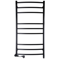 Рушникосушарка UNIO LDE EL 1000-500-9 BLK Лесенка Дуга Элит электро черная