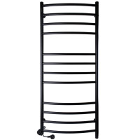 Рушникосушарка UNIO LDE EL 1200-500-12 BLK Лесенка Дуга Элит электро черная