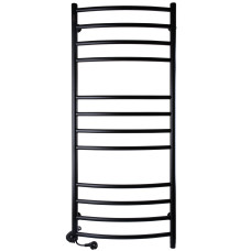 Рушникосушарка UNIO LDE EL 1200-500-12 BLK Лесенка Дуга Элит электро черная