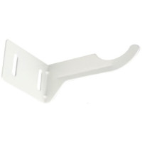 Кронштейн секционного радиатора CRISTAL NS-1014 угловой белый 110x75x48мм (кратно 2)